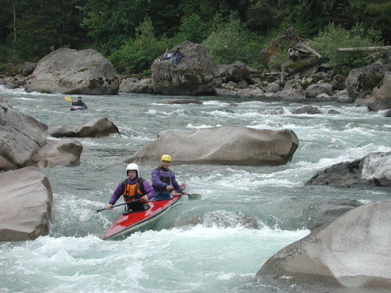 Entering Boulder Drop