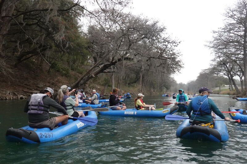 Launching at Gruene Bridge