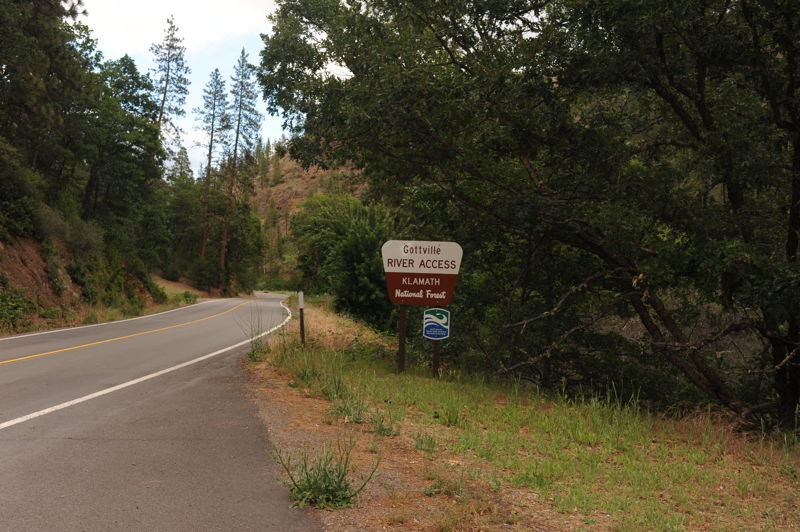 Gottville River Access Sign