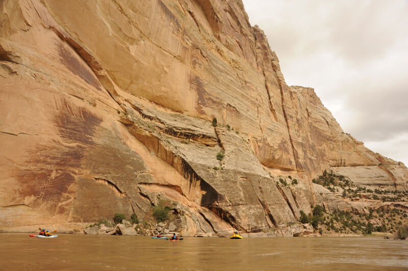 Dramatic River Bends Below Harding Hole