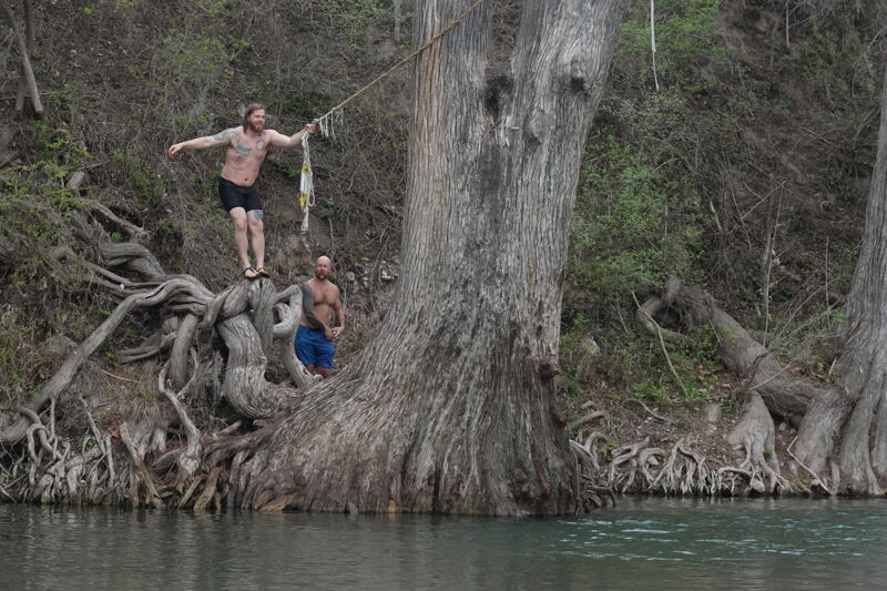 Rope Swing on the Guadlupe