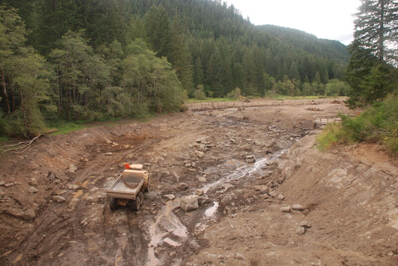 Looking Upstream Towards Former Reservoir