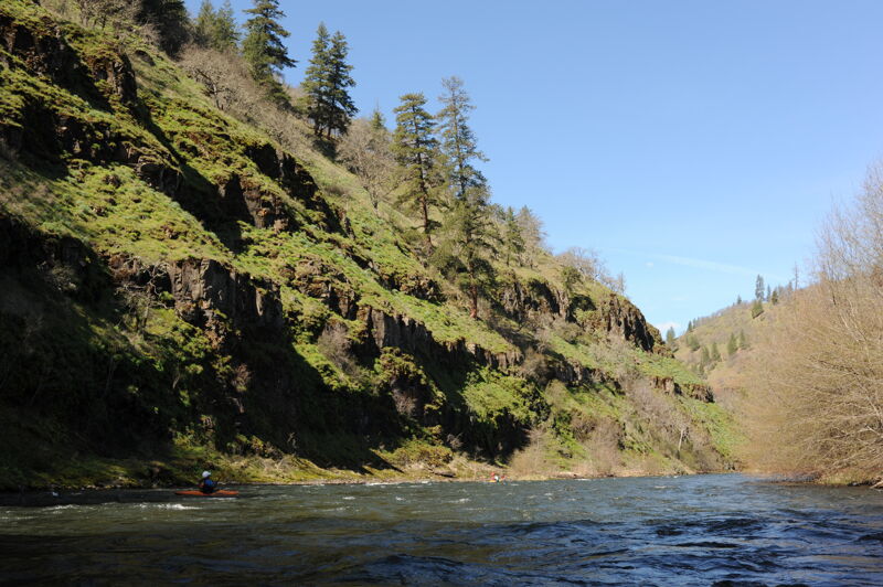Floating on the Klickitat