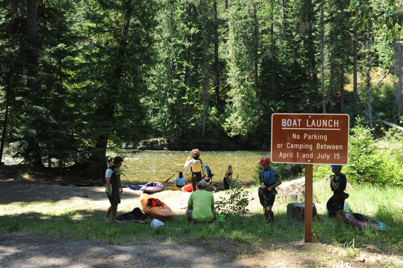 Conrad Crossing, put-in