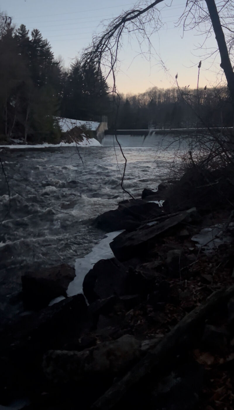 below Sugar flow dam