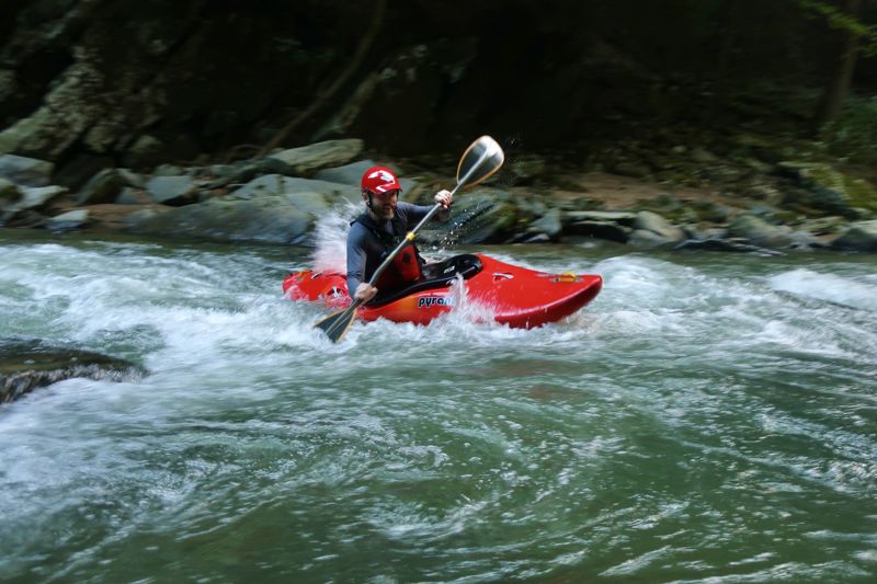 Some of the last rapids befit the backwater