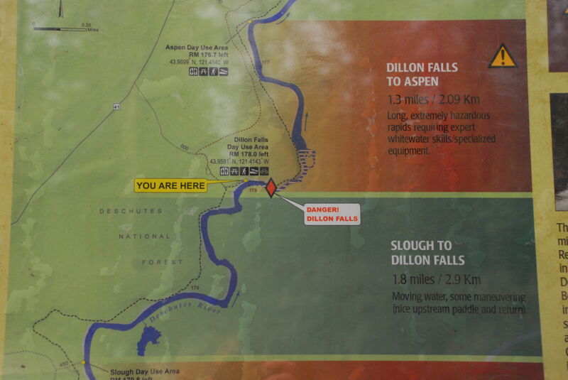 Deschutes Paddle Trail Map Detail