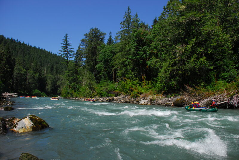Rafting on the Sauk