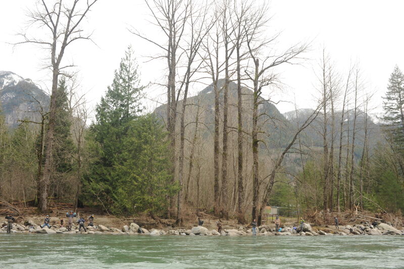 Fishermen at the Hatchery