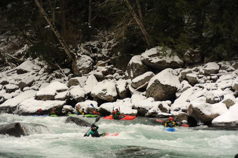 Looking Upstream Towards Lunch Hole