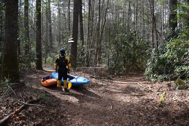 Reading the Put In Trail Signs (Go Left)