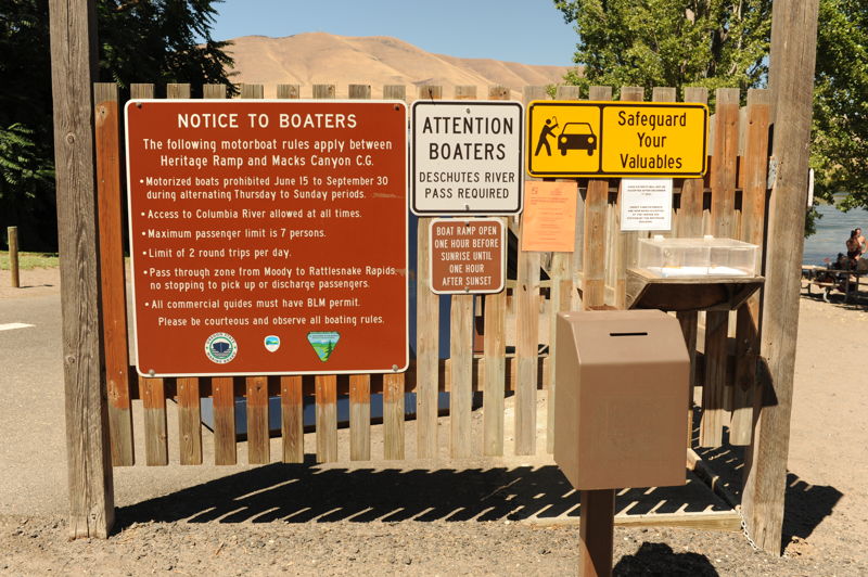 Signage at Heritage Landing