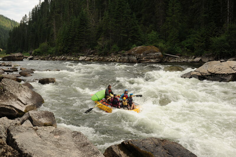 Raft at Snoden Creek