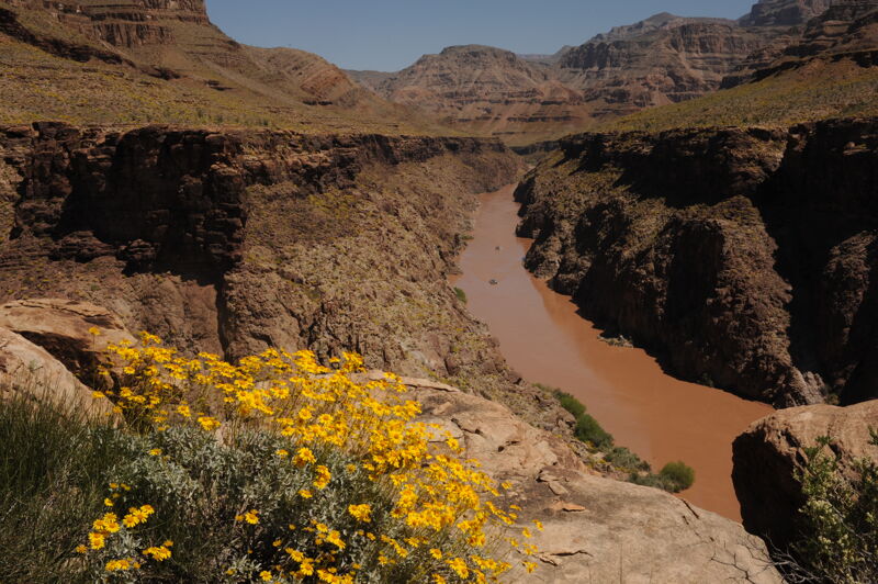 Motor Rigs Approaching Trail Canyon