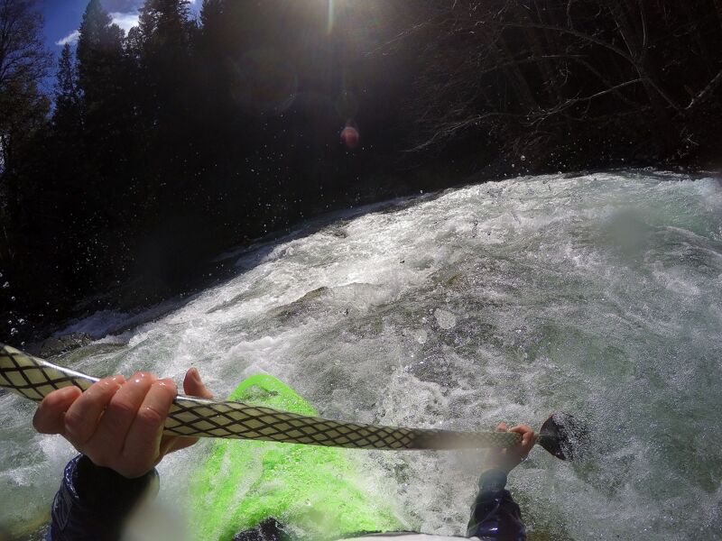 Kayaking Shadows and Sun