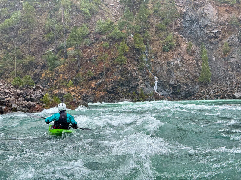 Approaching the Diamond Creek confluence
