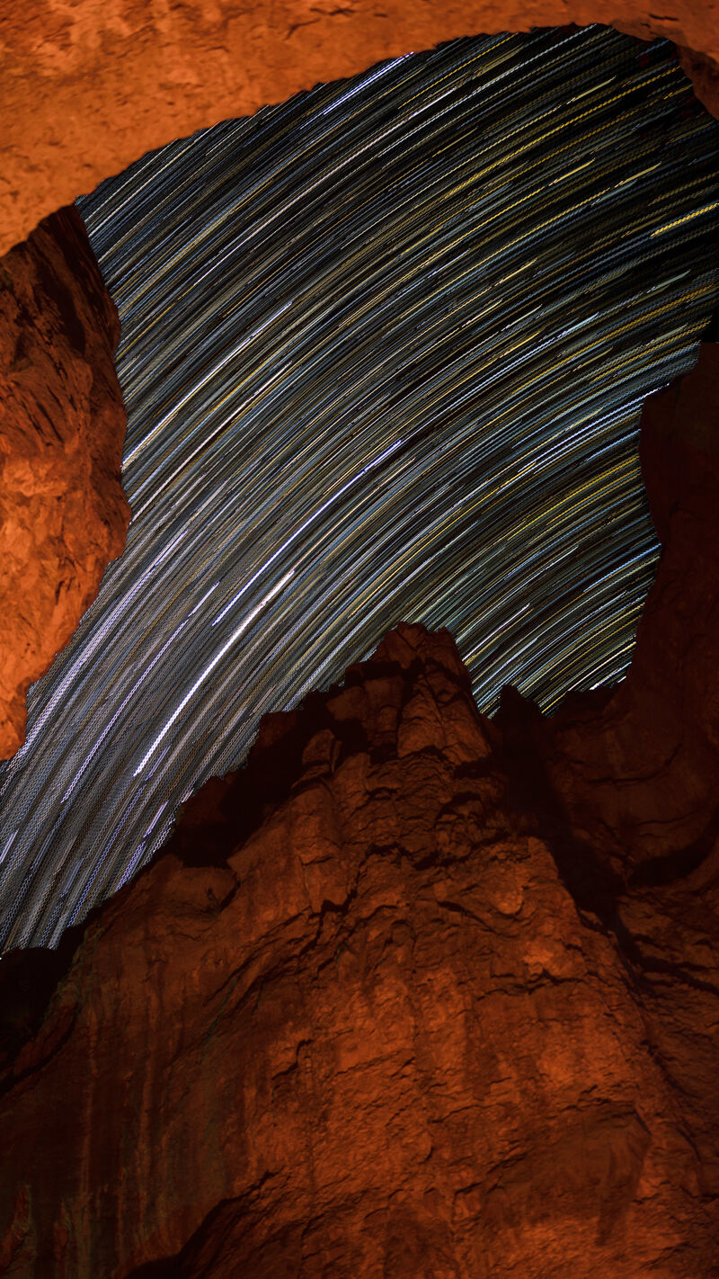 Star Trails in El Guero Canyon