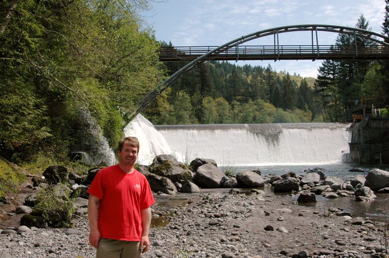 Tom at Marmot Dam