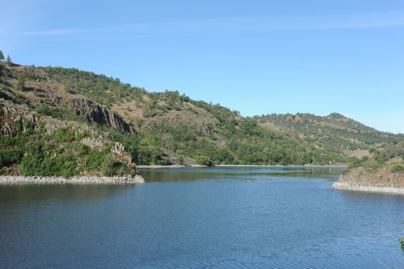 Basalt Pinch in Iron Gate Reservoir