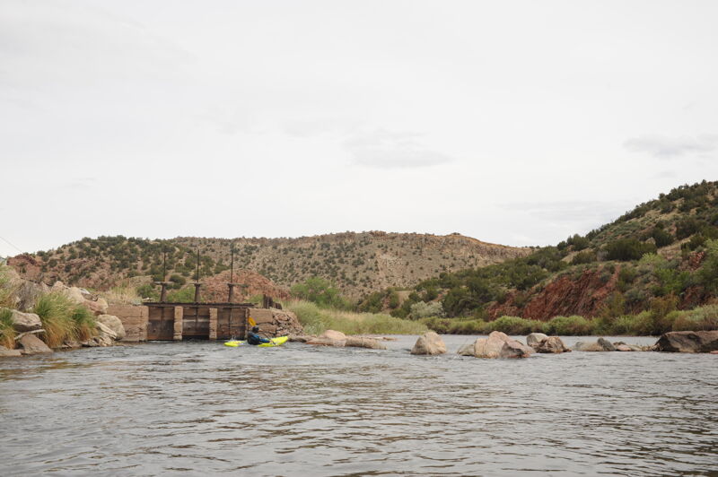 Hydraulic Ditch Diversion Dam