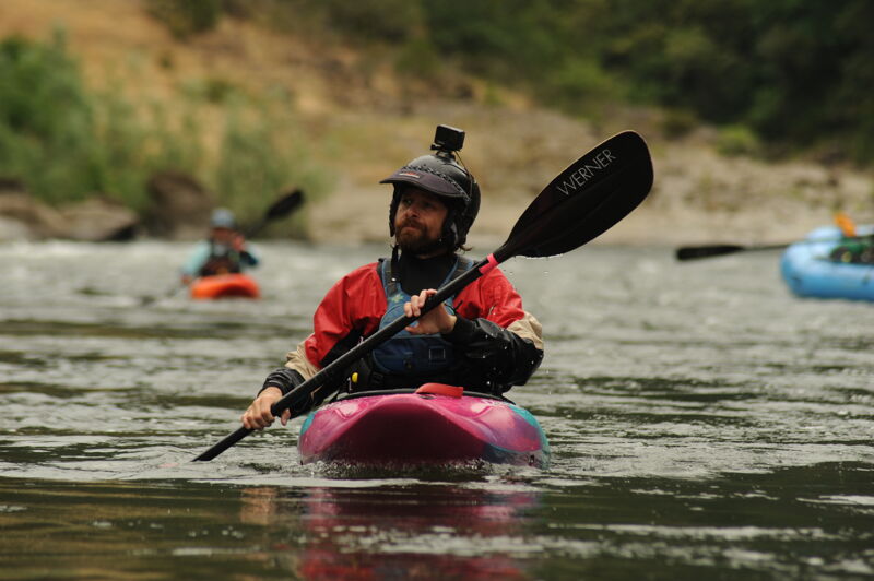 Clinton on the Rogue River