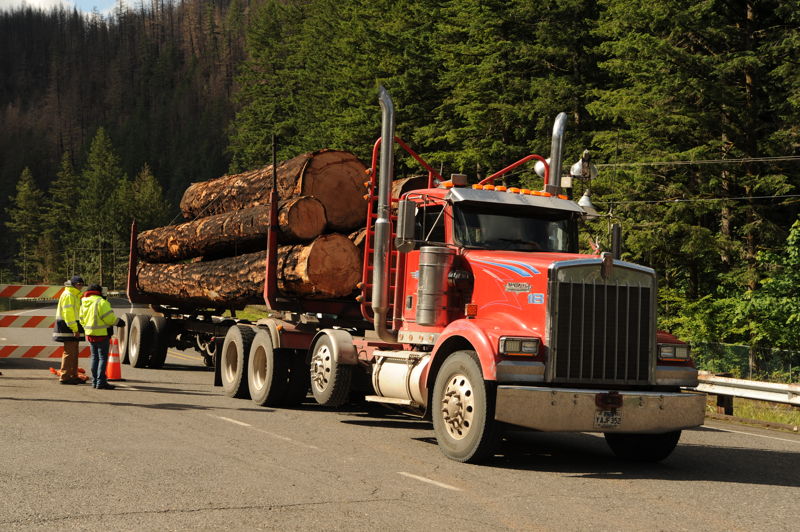 Log Truck Headed Out