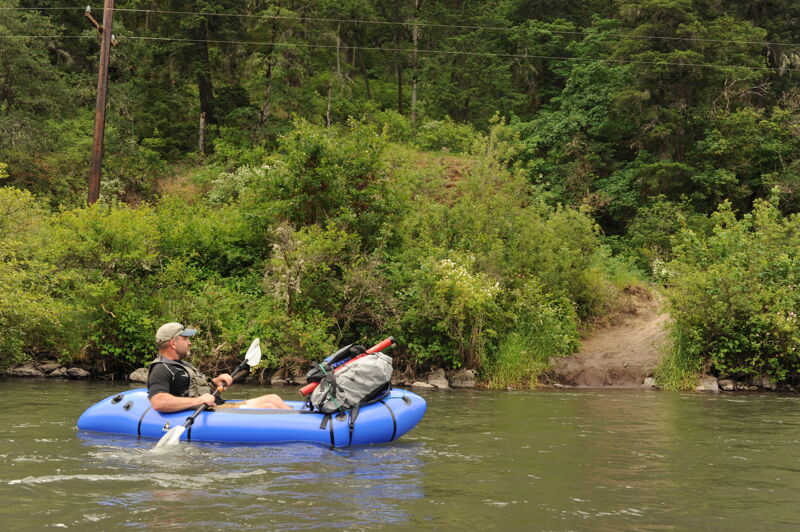 Boating Past Slide Ramp
