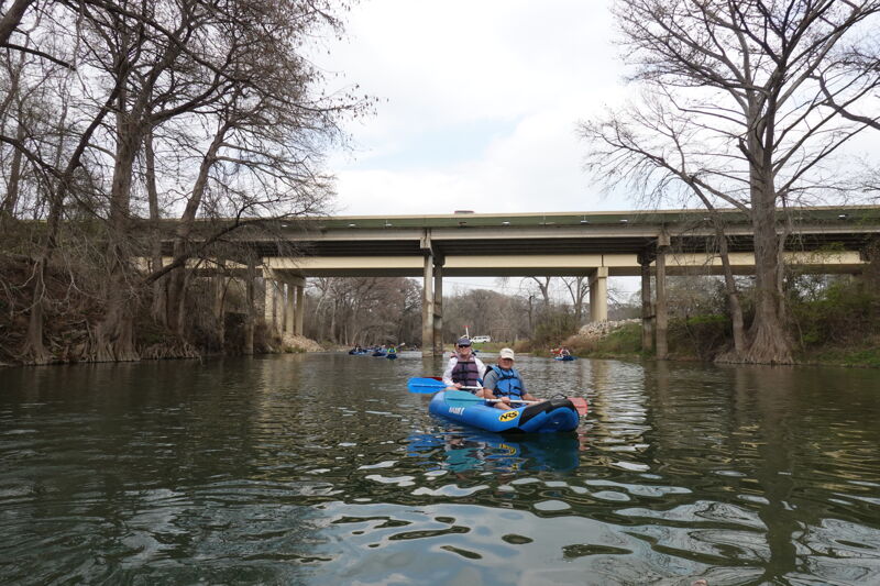 Just Downstream of the Highway 46 Bridge