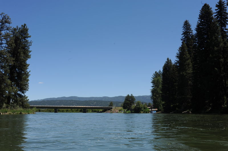 Leaving the Put-in