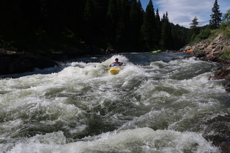 Looking Upstream at Wetspot