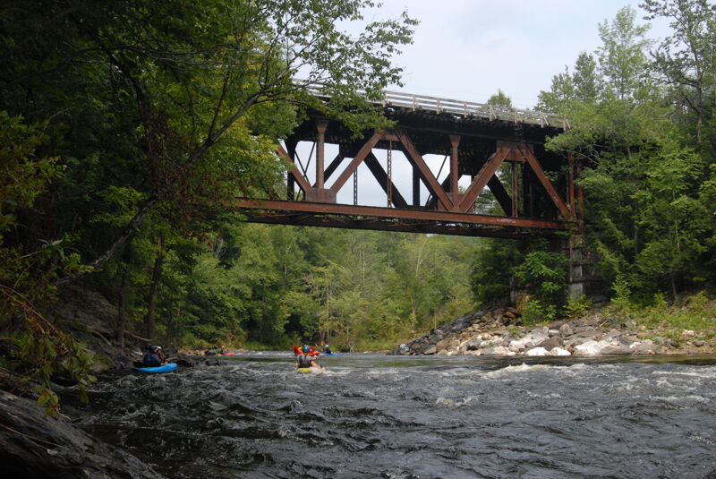 Freight Train, looking upstream