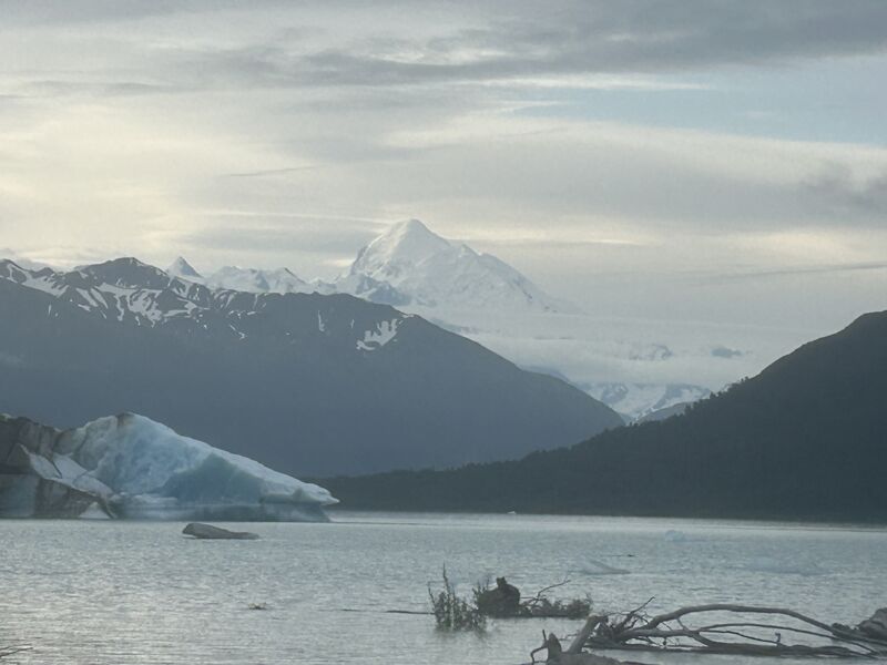 Mt. Fairweather as seen from Gateway Knob at Alsek Lake