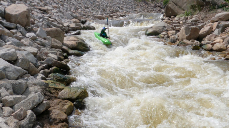 Boulder Creek @04. Blue Bridge to Eben G Fine Park