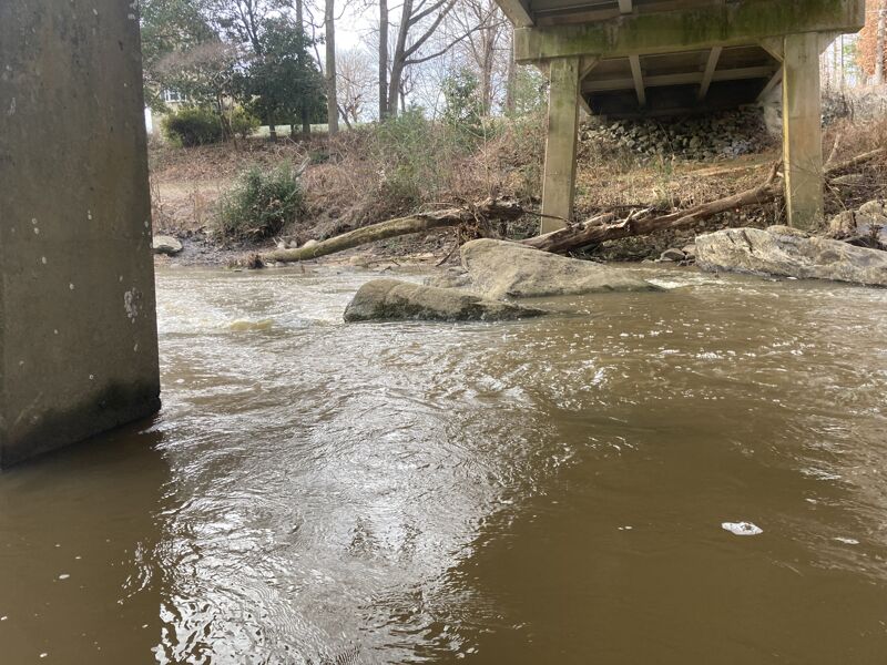 Small Rapid under Little Beane Store Rd. Bridge