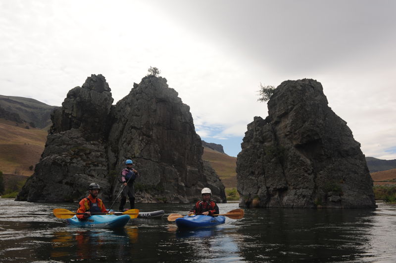 Rock Outcrops Near River Mile 70