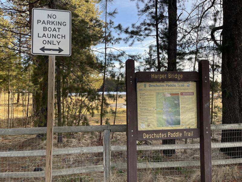 Harper Bridge Access Signage