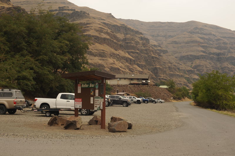Parking at Heller Bar