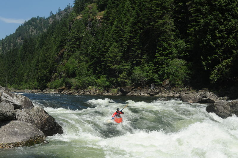 James at Lochsa Falls