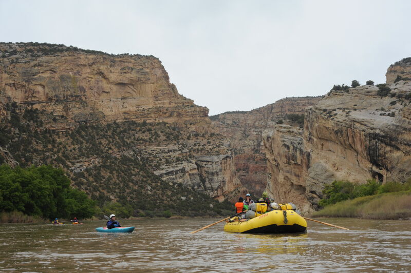 Entering the Yampa Canyon