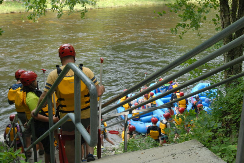 Raft Access at Fife Brook