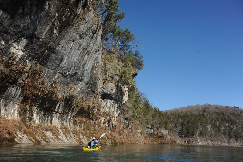 Paddling the Current River