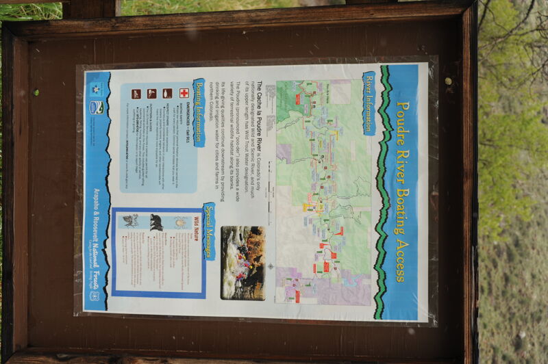 Stevens Gulch River Map Kiosk