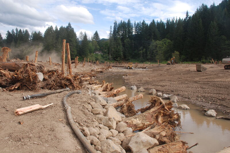 Restoring the Channel in the Former Reservoir