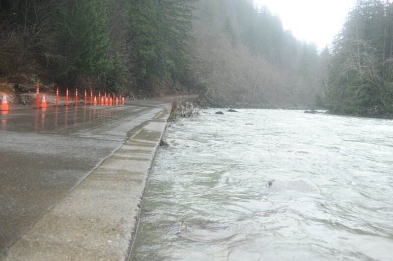 Road Damage at 499 Bridge