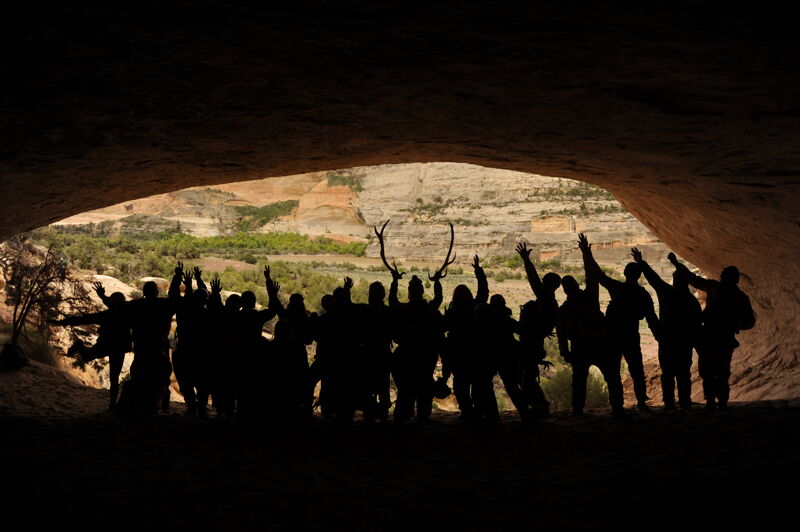 Silhouette Shot at Signature Cave