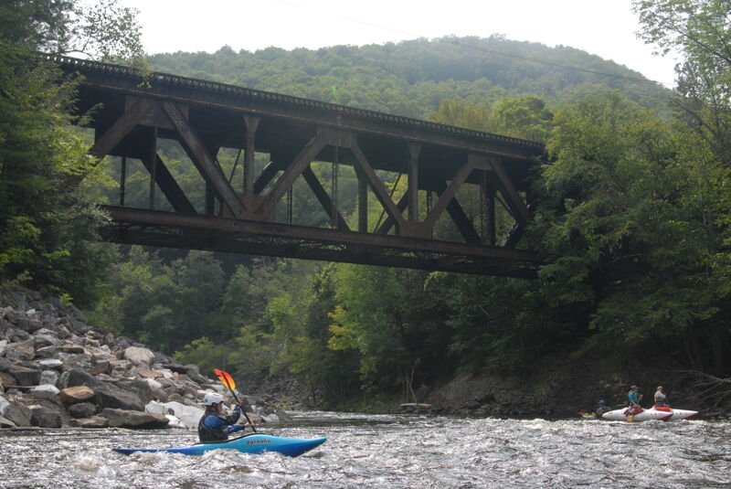 Freight Train, looking downstream