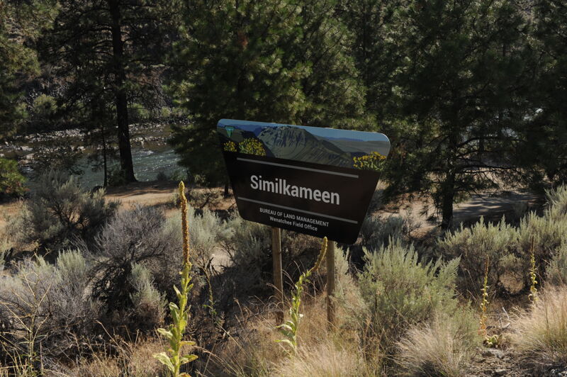 Similkameen Recreation Site Sign