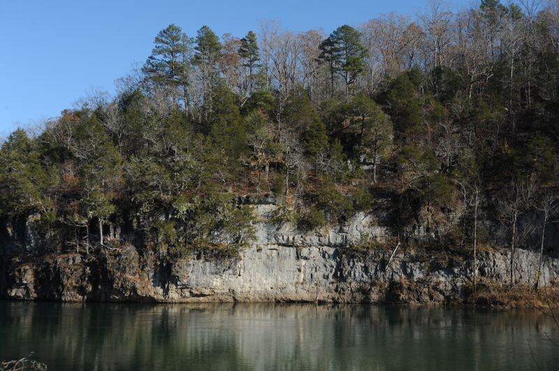 Looking Across the river at Chilton Creek Access