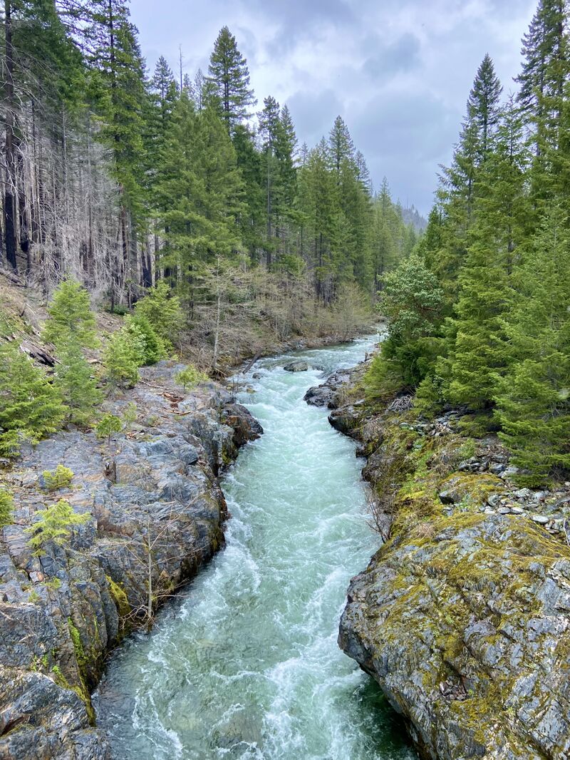 View from upper bridge