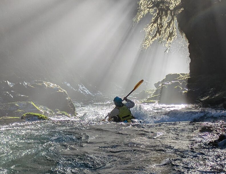 Misty gorgeous rays